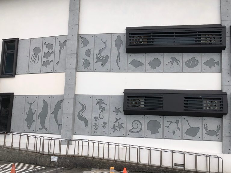 後製清水模陰刻